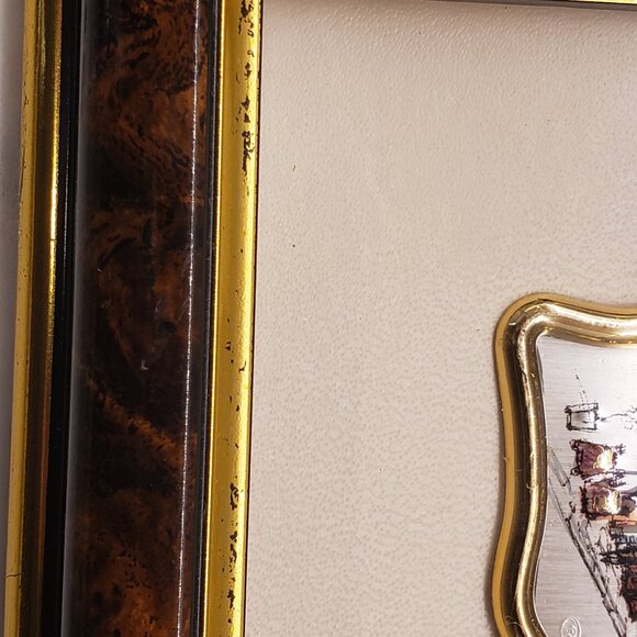 Vintage Art Decor CV Italy, Italy Streets, Made in Italy, Signed - Picture 4 of 8